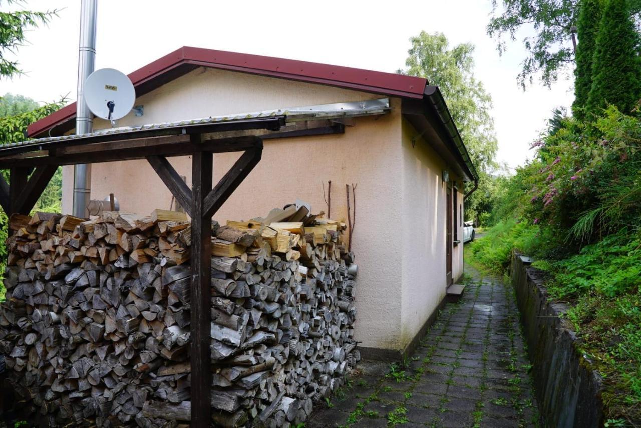Ruhiges Ferienhaus Am Waldrand Mit Sauna Und Kamin - Hellaberg II Langenbach  Εξωτερικό φωτογραφία