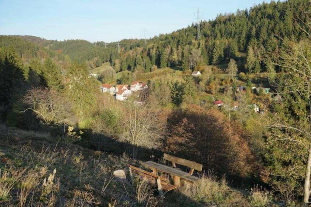 Ruhiges Ferienhaus Am Waldrand Mit Sauna Und Kamin - Hellaberg II Langenbach  Εξωτερικό φωτογραφία