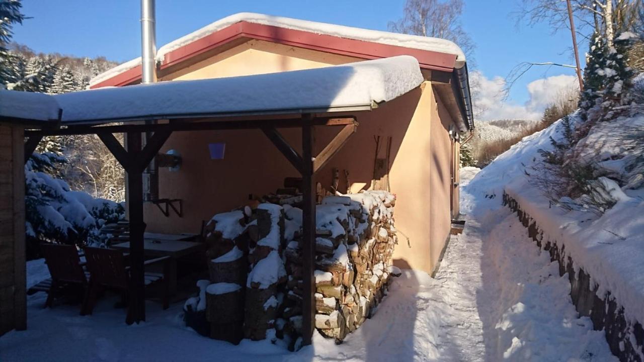 Ruhiges Ferienhaus Am Waldrand Mit Sauna Und Kamin - Hellaberg II Langenbach  Εξωτερικό φωτογραφία